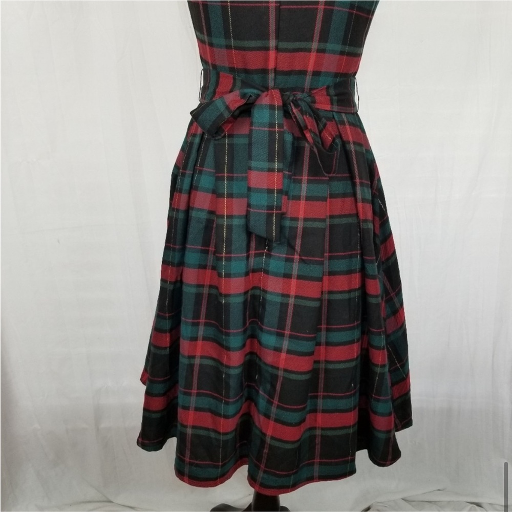 Gibson Hi Sugarplum Plaid Holiday Dress - Picture 7 of 9